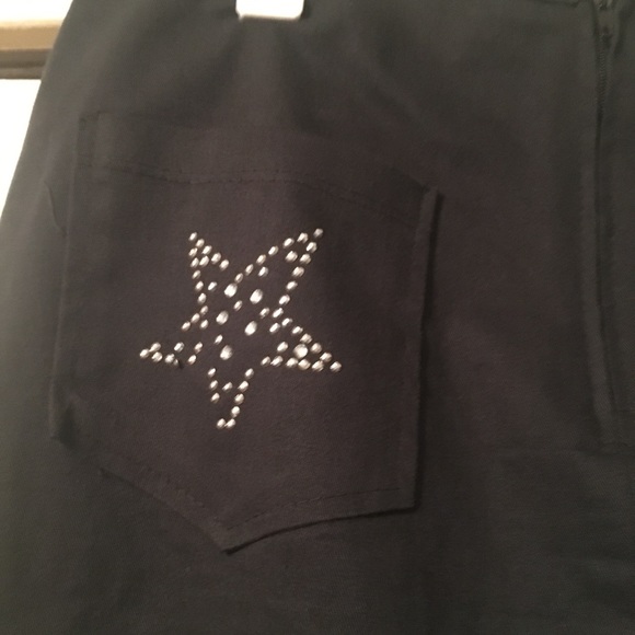 Black maxi skirt with star embellishments - Picture 3 of 6